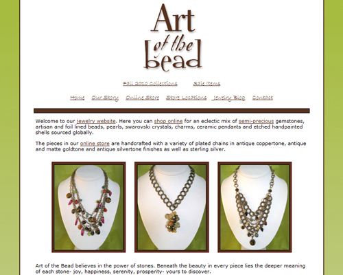 Jewelry Store Web Design